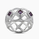 925 Sterling Silver Amethyst Rings