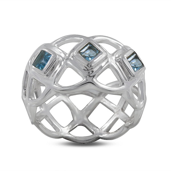 925 Sterling Silver Amethyst Ring