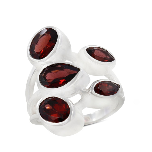 Natural Labradorite Silver Ring