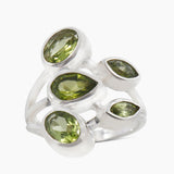 Natural Labradorite Silver Rings