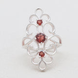 Iolite Gesmtone Silver Womens Rings