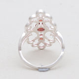 Iolite Gesmtone Silver Womens Rings