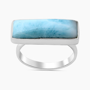 Larimar Silver Rings