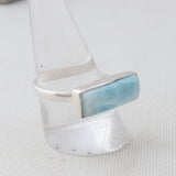 Larimar Silver Ring