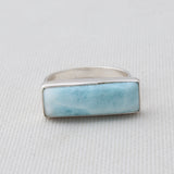 Larimar Silver Ring