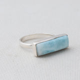 Larimar Silver Ring