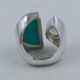 Amazonite Gemstone Ring - 925 Sterling Silver Ring