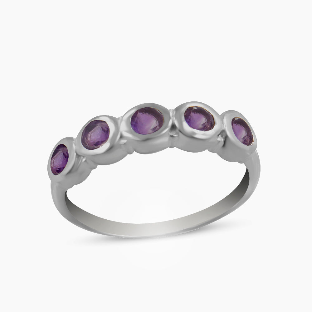 925 Sterling Silver Amethyst Rings