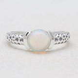 925 Silver Rainbow Moonstone Rings
