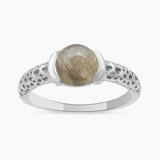 925 Silver Rainbow Moonstone Rings