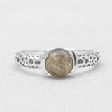 925 Silver Rainbow Moonstone Rings