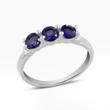 925 Sterling Silver Amethyst Rings