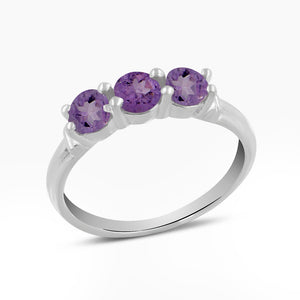 925 Sterling Silver Amethyst Rings