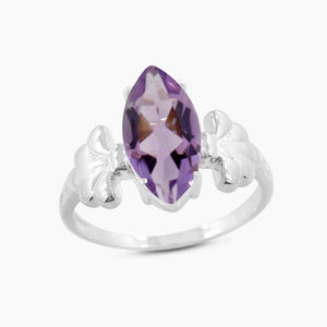 925 Sterling Silver Amethyst Rings
