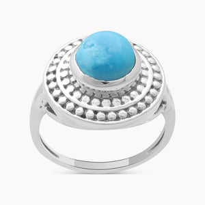 Mexican Turquoise Silver Rings