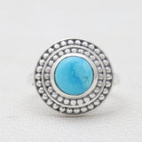 Mexican Turquoise Silver Rings