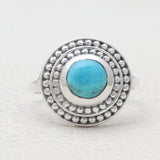 Arizona Turquoise Silver Rings