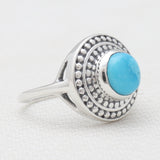 Mexican Turquoise Silver Rings
