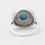 Mexican Turquoise Silver Rings