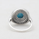 Mexican Turquoise Silver Rings