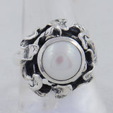 Natural Pearl Silver Ring