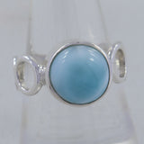 Larimar Silver Ring