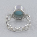 Larimar Silver Ring