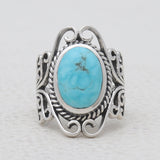 Mexican Turquoise Silver Rings