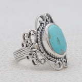 Mexican Turquoise Silver Rings