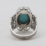 Mexican Turquoise Silver Rings