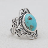 Mexican Turquoise Silver Rings