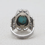 Mexican Turquoise Silver Rings