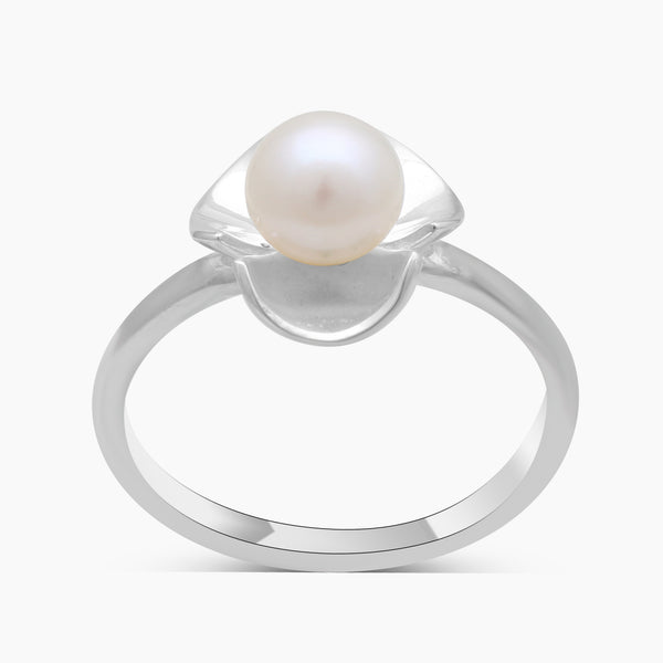 South Sea Pearl Silver Rings