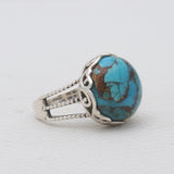 Dendritic Opal Silver Rings