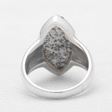 925 Silver Dendritic Opal Rings