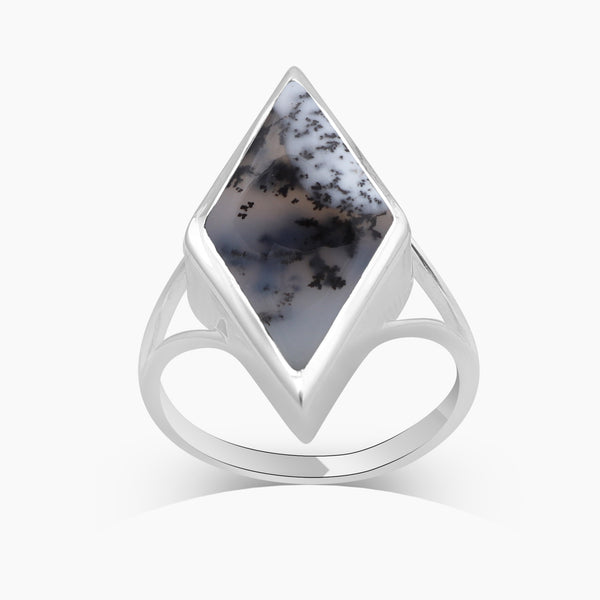 Polychrome Jasper Silver Rings