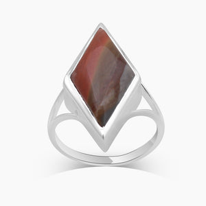 Polychrome Jasper Silver Rings
