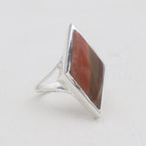 Polychrome Jasper Silver Rings