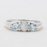 925 Sterling Silver Emerald Rings