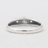 925 Sterling Silver Emerald Rings