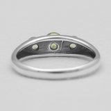 925 Sterling Silver Emerald Rings