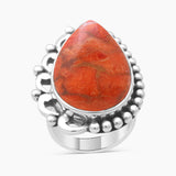 Natural Labradorite Silver Rings