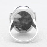 925 sterling Silver Dendritic Opal Rings