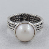 Cultured Fresh Water Pearl Silver Ring