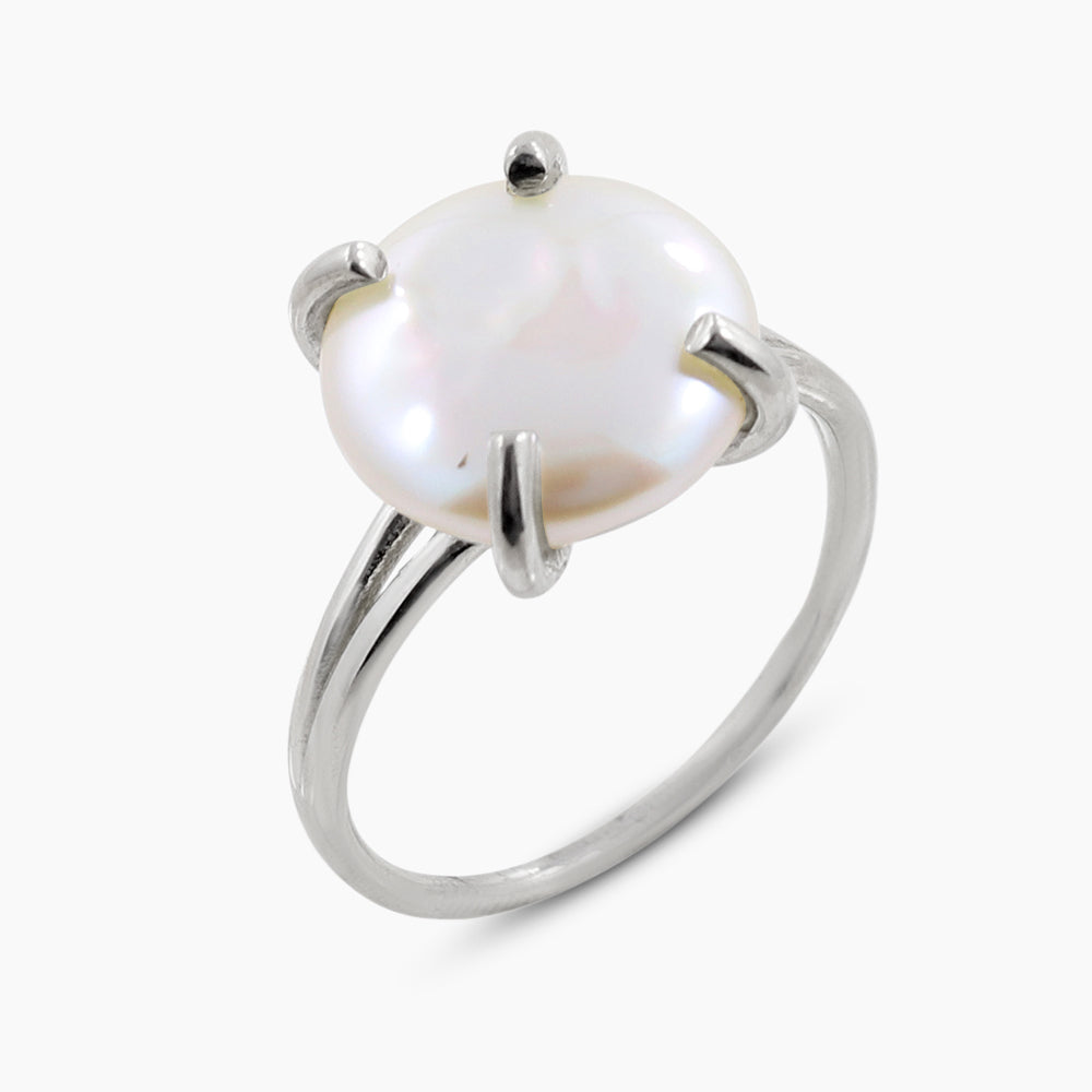 925 Sterling Silver Pearl Rings