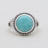 Mexican Turquoise Silver Rings