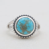 Mexican Turquoise Silver Rings