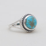 Mexican Turquoise Silver Rings