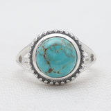 Mexican Turquoise Silver Rings
