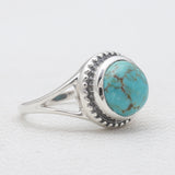 Mexican Turquoise Silver Rings